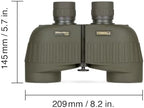 Steiner Military-Marine Series Binoculars, Lightweight Tactical Precision Optics for Any Situation, Waterproof, Green, 7x50