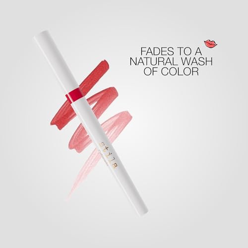 stila Calligraphy Lip Stain Long-Lasting Tint, Moisturizing, Transfer-Proof, Lightweight, Sheer Buildable Color, Fades to a Natural Wash of Colors