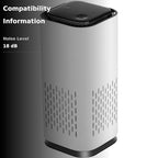 KIKI PURE A1 2021 Mini HEPA USB-C Powered Air Purifier. Ultra Portable (5.2in tall, 6.7 ounces), Ultra Quiet. for Travel, In-Car and Desktop (White)