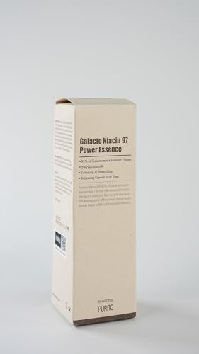 PURITO Galacto Niacin 97 Power Essence 2 fl.oz /92% galactomyces/fermented/Treatment essence/pore control