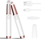 Electric Eyebrow Razor for Women,Eyebrow Hair Remover, Painless Eye Brow Trimmer Shaper with LED Light, USB Rechargeable, Eye Brow and Face Epilator as Stockings Stuffers