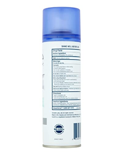 Sure Anti-Perspirant & Deodorant Aerosol Spray Unscented, 6 oz (Pack of 6)