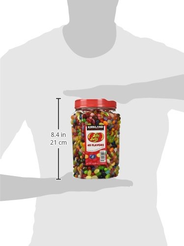 KIRKLAND SIGNATURE - Gourmet Jelly Beans, Blueberry, 128 Ounce, 4 Pound (Pack of 2)