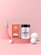 Shanlinly Iridescent Prism Powder Edible Glitter for Drinks, Food Grade Edible Glitter Dust Luster Shimmer Dust for Cakes Decorating Sparkling, Paints, Desserts, No Taste or Texture, 5g Each Bottle