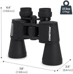 Celestron - Cometron 7x50 Astronomy Binoculars – Entry-Level for Stargazing and Comet Watching – Large 50mm Objective Lenses – Wide 6.6° Field of View – Multi-Coated Optics