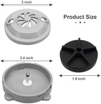 SuperDi Pipeless Magnetic Jet Head Motor for Pedicure spa Chair Part Magnetic Head (4 pin) BF-004 Pedicure spa Tubs Includes Propeller and Cap
