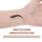 Maitys 12 Sheets 108 Pairs 4D Hair Like Waterproof Eyebrow Tattoos Stickers Temporary Transfer Brows Decal Peel off Fake Eyebrow Sticker Instant Authentic Brow Decal for Women(Vivid Style)