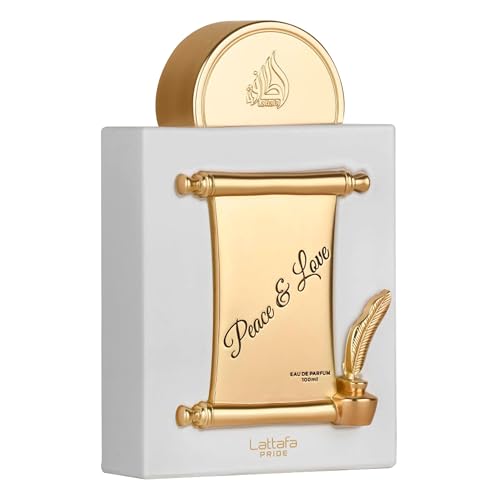 Lattafa Pride Peace & Love for Unisex Eau de Parfum Spray, 3.4 Ounce / 100 ml