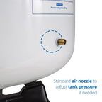 iSpring T55M 5.5 Gallon Residential Pre-Pressurized Water Storage Tank for Reverse Osmosis (RO) Systems , White