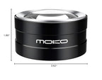 MoKo LED Lighted Desktop Magnifier Dome with 5X Magnification, Magnifying Glass with Light Large Viewing Area for Seniors Reading, Inspection, Exploring, Coins, Low Vision - Carrying Case Included