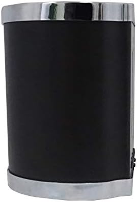 Victor PH500 Electronic Pencil Cup w/LCD Display, Temperature in Farenheit & Celsius, Time, Date, Day of Week, Great for Home and Office Desks, Black & Chrome