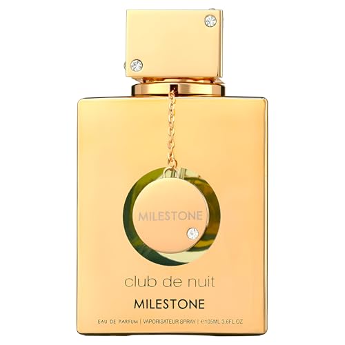 Armaf Club De Nuit Milestone for Unisex Eau de Parfum Spray, 3.6 Ounce