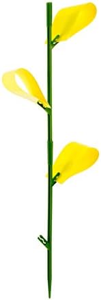 Safer Brand 5026 Houseplant Sticky Stake Insect Traps for Indoor Plants - Controls Fungus Gnats, Whiteflies, Midges, Thrips, Fruit Flies, and Black Flies - 12 Pack, 84 Traps