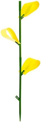 Safer Brand 5026 Houseplant Sticky Stake Insect Traps for Indoor Plants - Controls Fungus Gnats, Whiteflies, Midges, Thrips, Fruit Flies, and Black Flies - 12 Pack, 84 Traps