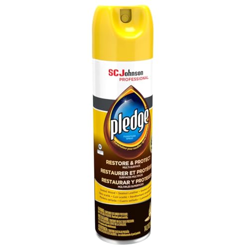 SC Johnson Professional, Pledge Revive It, Moisturizes and Revitalizes Surfaces, Aerosol, 14.2 Oz (Pack Of 6)