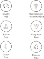 DRMTLGY Essential Facial Cleanser - Gentle Face Cleanser and Face Wash for Women and Men with Anti-Aging Peptides & Hyaluronic Acid. 6.9 fl oz