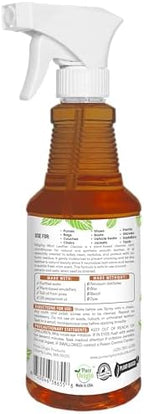 Mighty Mint Leather Cleaner and Conditioner, Plant-Based, Hydrating Spray to Clean and Protect Leather Items, Natural Peppermint Scent, 16oz