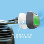 Febreze Car Odor-Fighting Car Freshener Vent Clip Linen & Sky, 0.06 fl oz, 3 Ct Pack of 2