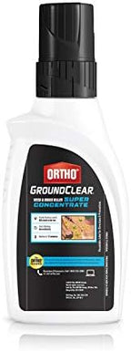 Ortho GroundClear Weed and Grass Killer Super Concentrate - Kills Weeds and Grass, Kills to the Root, Starts Working Immediately, for Patios and Landscaped Areas, 32 fl. oz.