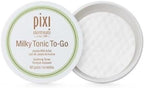 Pixi Milky Tonic to-Go, Calming & Hydrating Pads Containing Jojoba Milk, Infused with Oat Extract to Soothe, Alcohol-Free Daily Nourishing Toner On The Go, 60 Pads