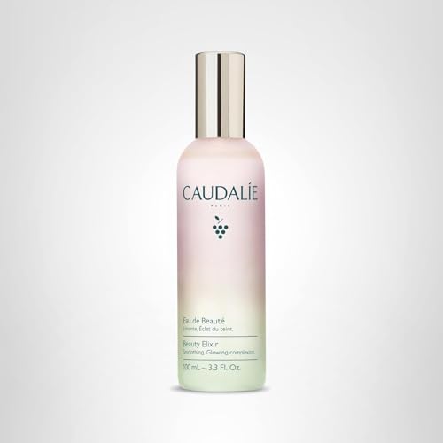 Caudalie Beauty Elixir Face Mist: Toner That Tightens Pores + Reduces Dullness + Sets Makeup - 100 mL