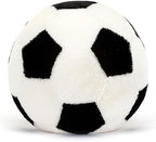 Jellycat Amuseables Soccer Ball Stuffed Toy, 12 inches - Soccer Ball Plush Gift for Sports Fans