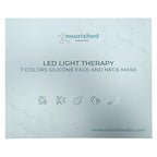 LED Light Therapy Face & Neck Mask - Facial Skin Care Device - 7 Colors Red & Blue - Rejuvenation, Anti-aging Product for Wrinkles