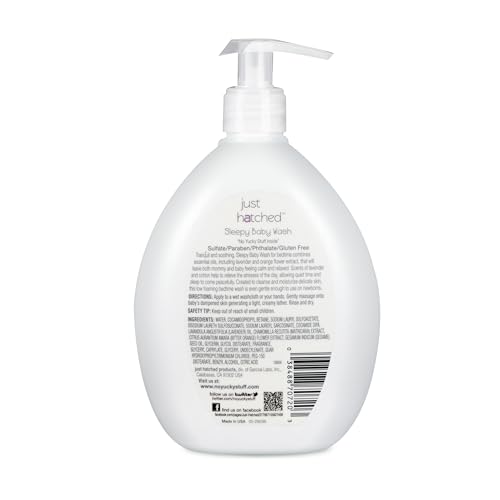 Sleepy Baby Wash Multi-Pack - Relaxing Bath + Body, Snuggly Yummy Fragrance, w/Essential Oils, Calming, Hypoallergenic, No Yucky Stuff & Harsh Ingredients, 13.5 fl oz (2 Pack)