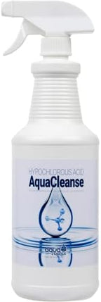 Hypochlorous Acid Spray - 500PPM 32oz Bottle For Cleaning - Dental & Medical Professionals Choice - All Natural HOCL Surface Cleaner - ULV Fogger Solution - Convenient Spray Bottle | Made In USA