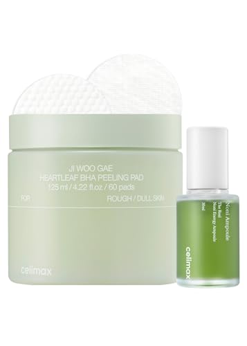 celimax Ji.Woo.Gae Heartleaf BHA Peeling Pad(60 pads) + Noni Energy Ampoule 30ml Bundle