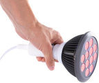 Hooga Red Light Therapy, Red and Near Infrared Wavelengths, Dual Chip 12 LEDs for Skin, Pain Relief, Anti Aging, Muscle Recovery, Performance, Energy. Handheld, Power Cord Included. HG24.