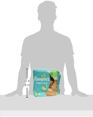 Pampers Baby Dry Diapers - Size 4-28 ct