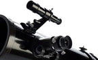 Celestron 21045 PowerSeeker 114EQ Reflector Telescope - Includes Two Eyepieces, Barlow Lens, Height-Adjustable Tripod and Deluxe Accessory Tray, Black