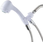 Niagara Conservation N2935 Earth Spa 3-Spray with 2 GPM 2.7-in. Wall Mount Handheld Shower Head in White, 1-Pack | Bathroom Shower Head Sprayer with Pressure Compensation Technology