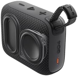 JBL Go 4 - Ultra-Portable, Waterproof and Dustproof Bluetooth Speaker, Big Pro Sound with Punchy bass, 7-Hour Built-in Battery, Made in Part with Recycled Materials (Blue)