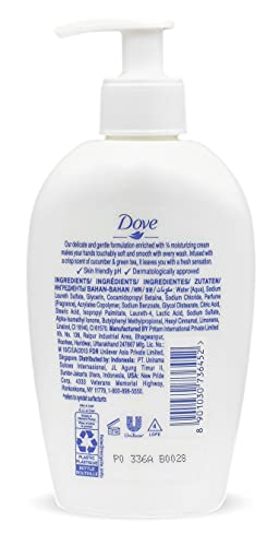 Dove, Nourishing Hand Wash Variety of 3 (Deeply Nourishing, Shea Butter & Warm Vanilla, Cucumber & Green Tea) - 250 ML (8.45 FL OZ) - International Version…