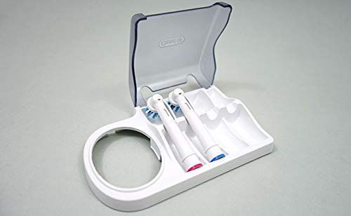 Oral B Brush Head Storage Unit with Lift Cover