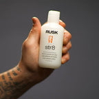 RUSK Designer Collection Str8 Anti-Frizz and Anti-Curl Lotion, Light, Greaseless, Temporarily Removes Curl and Eliminates Frizz, White 6 oz.