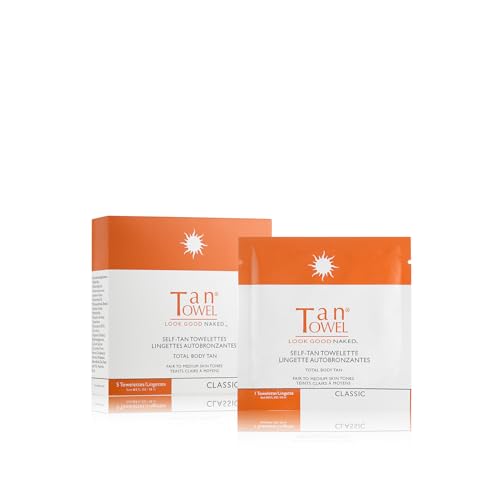 Tan Towel Tan Towel Full Body Classic 5 Pack, 0.5 FL OZ Each