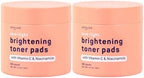 SpaLife Love & Light Radiating Toner Pads – for Uneven Skin Tone, Dark Spots & Discoloration, Clogged Pores, Dullness with Vitamin C, Niacinamide – Toner Pads for Face, Face Pads, Pre-Soaked Pads