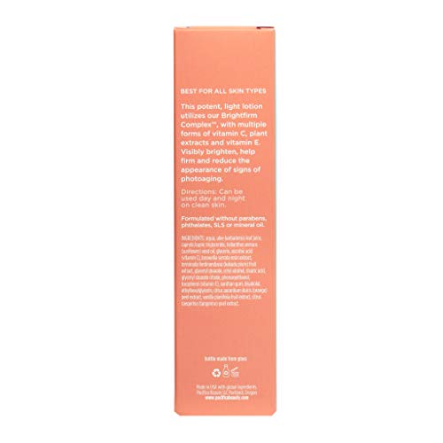Pacifica Face Moisturizer - Vitamin C Face Lotion Glow Baby VitaGlow Face Moisturizer Glow Recipe, Vitamin E, Antioxidants, Dermatologist Tested 1.7 oz