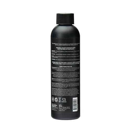 Norvell Spray Tan Solution, Cosmo, Blend of Warm Brown & Cool Violet-Brown Undertones, 8 fl. oz. - Long-Lasting, Handheld Self-Tanning Spray with Tomato Seed Extract, Aloe Leaf
