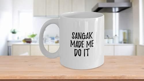 EzGift Sangak Made Me Do It Mug Funny Foodie Present Idea Coffee Tea Cup 11 oz