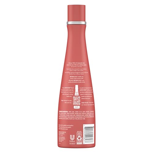 Nexxus Bond Repair Shampoo, Conditioner & Intense Rebond Treatment Bundle Amino Bond 3 Pack for All Types of Damaged Hair, with Keratin Protein and Amino Acids,