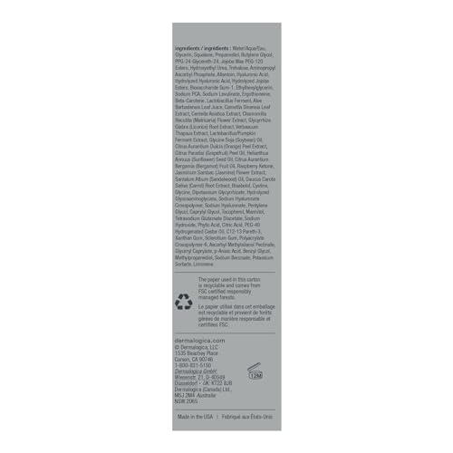 Dermalogica Biolumin-C Gel Moisturizer, Face Moisturizer with Hyaluronic Acid and Vitamin C - Boosts Radiance, Brightens, Provides Weightless Hydration, 1.7 Fl Oz