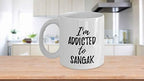 I'm Addicted To Sangak Mug Funny Food Lover Gift Coffee Tea Cup Large 15 oz