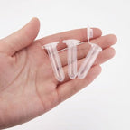 2ml Microcentrifuge Tubes 1000PCS,Centrifuge Tubes with Attached Lid,Clear Round Micro Centrifuge Small Sample Bottle Vials Container for Lab,Plastic Lab Snap Tubes,[2ml, 2 Bag Packs,1000PCS]
