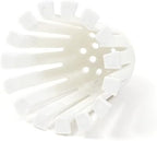 TubShroom Toss 21pk Disposable Bath Tub Drain Strainers - Hair Catcher Snare for Shower Bathtub to Prevent Clogged Drains, Traps Human and Pet Hair, One Year Supply (White)