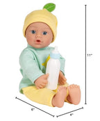 Adora Sweet Baby - 11” Soft & Cuddly Baby Doll, Realistic Features, Gentle Scent, Machine Washable, Lightweight & Easy to Hold | Adorable Playmate (Banana)