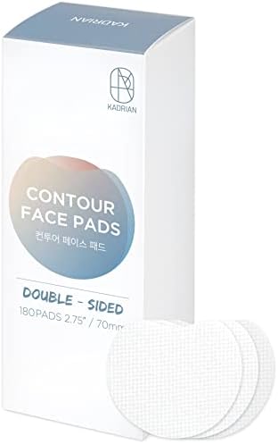 Premium Double-Sided Facial Pads - 180 Pads - Lint free - for Makeup Remover and Toner - Rayon face pads for toner and cleasing - Rayon not cotton balls - Exfoliating cotton rounds for face (180 Pads)